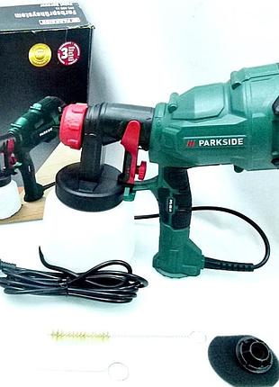 Пуливизатор для покраски 400вт parkside (германия), бюджетный краскопульт для покраски авто, nst