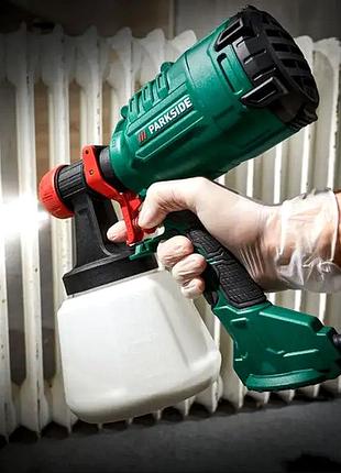 Пистолет высокого давления под покраску 400вт parkside (германия), nst