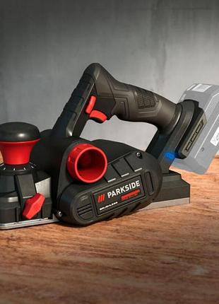 Електричний шліфувальний рубанок акумуляторний безщітковий parkside (германня), nst