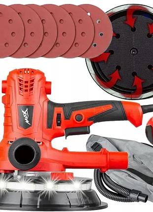 Электрическая шлифовальная машина для стен и потолков 1500вт/ 180мм max (польша), nst