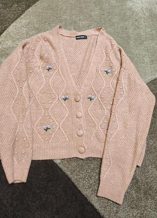 Рожевий кардиган