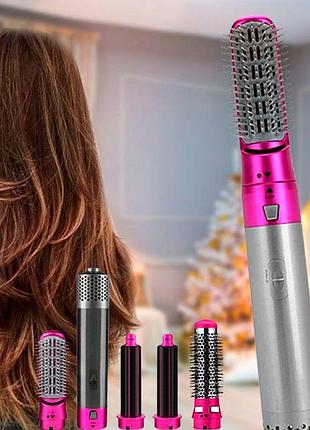 Фен-щітки стайлери, фен для завивання локонів, повітряний фен 5в1, фен для завивання професійний, nst