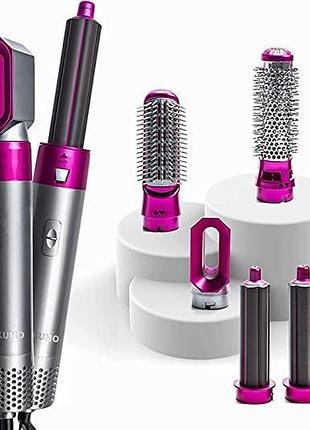 Електро брашинг, електро брашинг для волосся, електричний стайлер для волосся 5в1, nst