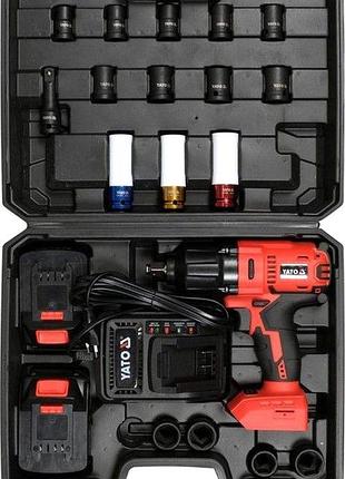 Многофункциональный ударный гайковерт бесщеточный yato (польша), nst