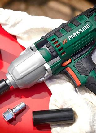 Мережевий гайковерт ударний 550 вт parkside (германія), nst