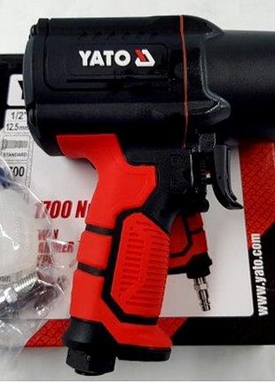 Гайковерт под компрессор 1/2 1700нм yato (польща), пневмогайковерт, nst