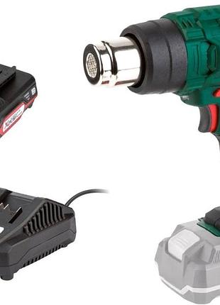 Сварочный фен для ремонта пластика аккумуляторный parkside (германия), фен для мастерской, nst