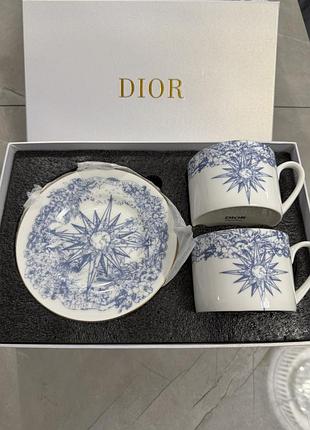 Сервіз dior чайний сервіз діор чашка блюдце