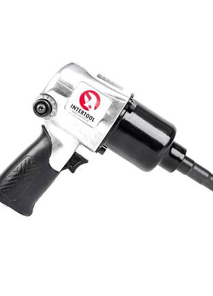 Пневматический пистолет гайковерт 1/2 576нм intertool, мощный ударный пневматический гайковерт, nst