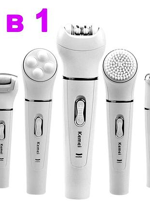 Женская электробритва для подмышек, домашний эпилятор для зоны бикини 5в1, nst