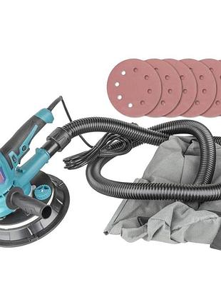 Машинка для шліфування стін, ексцентрикова шліфмашина для шпаклівки 1500w al-fa (італія), nst