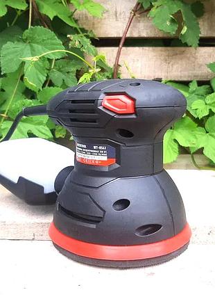 Електронна шліфувальна машина (300 вт/ 125 мм) intertool, електрична машина для шліфування, nst