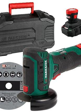 Болгарка с защитой от перегрузки 76 мм parkside (германия), ручная угловая шлифмашинка, nst