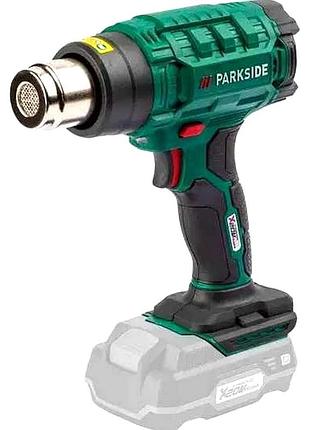 Фен строительный с дисплеем температуры аккумуляторный parkside (германия), nst