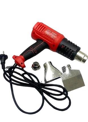 Технический фен для автомобиля 2 степени нагрева, фен технический 2 режима 2000вт lex (польша), nst