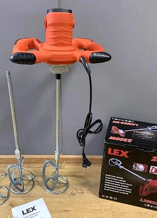 Миксер строительный для быстрого смешивания 2300w (польша), миксер для размешивания раствора, nst