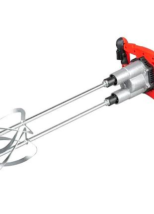 Ручные строительные миксеры для раствора 2800вт lex (польша), электро миксеры для бетона строительные, nst