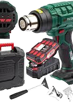 Фен промисловий акумуляторний parkside (німеччина), фен монтажний, професійний будівельний фен, nst