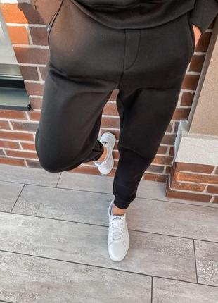Спортивні штани чоловічі утеплені на флісі / спортивні штани чоловічі утеплені на флісі4 фото