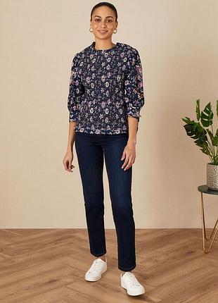 Роскошная новая блузка с вышивкой большого размера батал