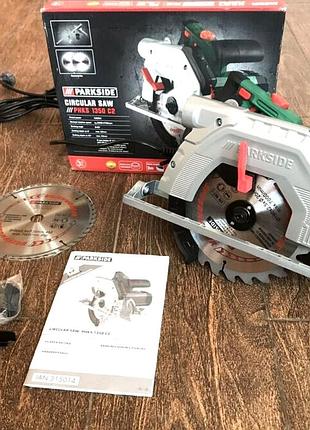 Пила дисковая электрическая ручная, ручная дисковая циркулярная пила 1350вт parkside (германия), nst