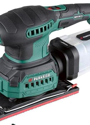 Ексцентрикова шліфувальна машина для дерева 3в1 200 вт parkside (германія), nst