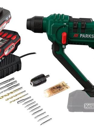 Профессиональный перфоратор строительный аккумуляторный parkside (германия), nst