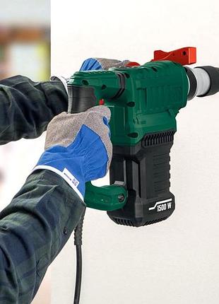 Бочковой перфоратор для бетона камня кирпича 1500вт parkside (германия), nst