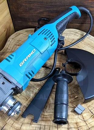 Болгарка мережева потужна, машина кутошліфувальна мережева 180 мм/ 2300 вт grand (чехія), nst