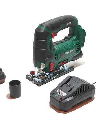 Мини электролобзик аккумуляторный parkside (германия), электролобзик по дереву для дома, nst