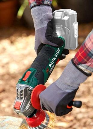 Угловая шлифмашина с регулировкой оборотов 125 мм parkside (германия), шлифмашина для углов, nst