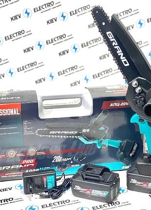 Пила цепная профессиональная бесщеточная grand (чехия), цепная пила на акумуляторе, nst