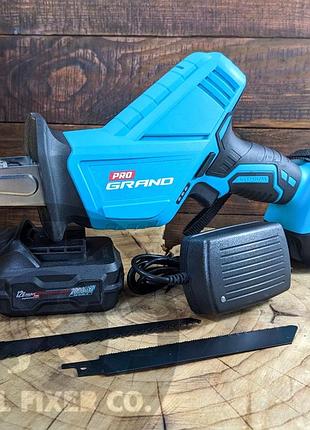 Садова пила на акумуляторі, міні електропилу на акумуляторі 12 в/2 а·год grand (чехія), nst