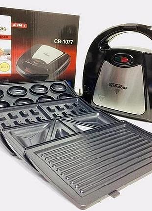 Сэндвичница мультимейкер для дома 4в1, контактный электрогриль для домашнего использования, nst