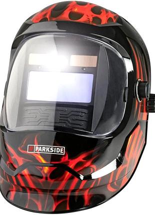 Хамеліон маска для зварювання parkside (германія), маска зварювальна з автозатемнінням, nst