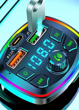 Фм модуль для авто, фм модулятор блютуз для автомагнитолы, автомобильный модулятор для авто, nst