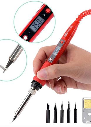 Набір паяльний, електричний паяльник 80, найкращий паяльний набір 80 вт, набір для паяння, nst
