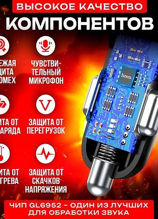 Фм адаптер, трансмітер в авто hoco, модулятори в машину, модулятор на авто, фм трансмітери, nst 4