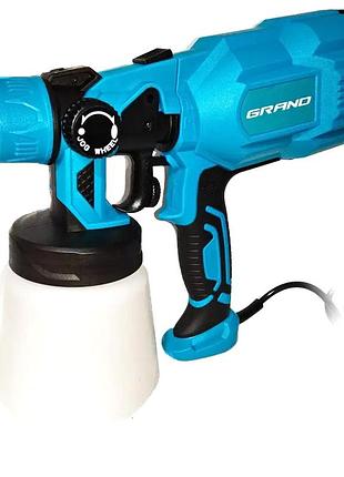 Ручний фарбопульт для фарбування, електропульверизатор для фарби, ручний електричний фарбопульт 900 вт grand (чехія), nst