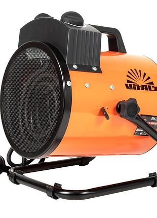 Настольный вентилятор обогреватель, дуйчик тепловентилятор, обогреватель электрический на стену (3 квт/ до 30 м2), nst