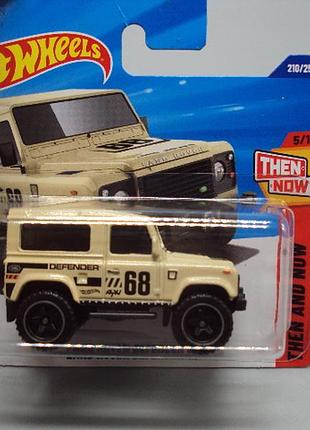 Машинка модель hot wheels land rover defender 90 ленд ровер дефендер №18752с
