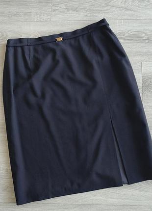 Черная юбка из шерсти от премиального бренда basler