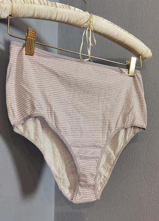 Высокие женские трикотажные трусики размера s