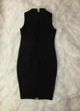 Елегантна шикарна нарядна силуетна приталена офісна сукня плаття по фігурі закрита next км0778 2