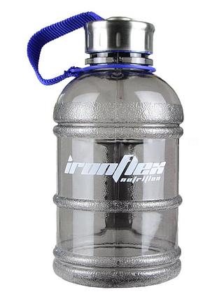 Бутылка ironflex gallon hydrator 1 л, grey