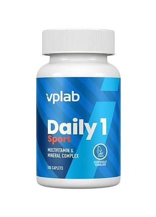 Вітаміни та мінерали vplab daily 1 multivitamin, 100 каплет