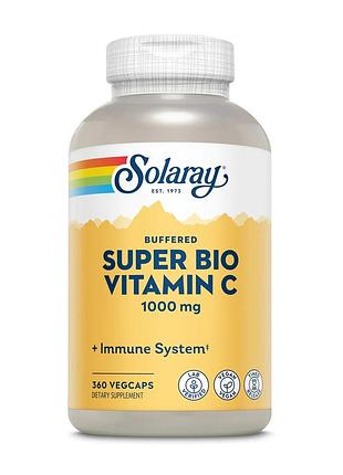 Вітаміни та мінерали solaray super bio vitamin c timed release, 360 вегакапсул