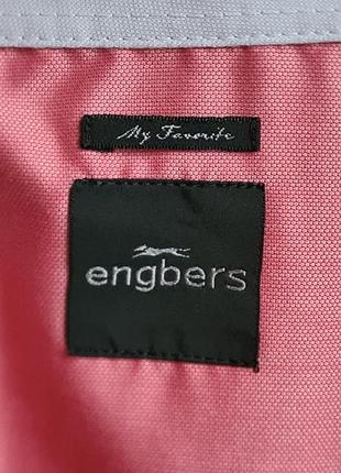 Мужская качественная рубашка engbers xl 43/44 | 100% хлопок | нитечность | smart casual | отличный вариант для новогодних праздников