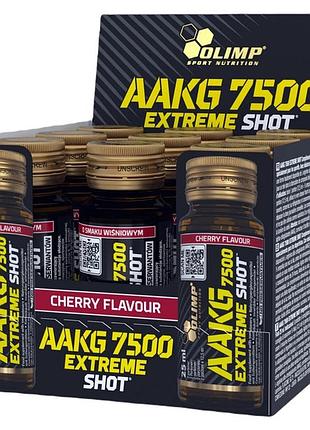 Альфа-кетоглутарат аргинина olimp sport nutrition aakg 7500 extreme shot, 9x25 мл - вишня