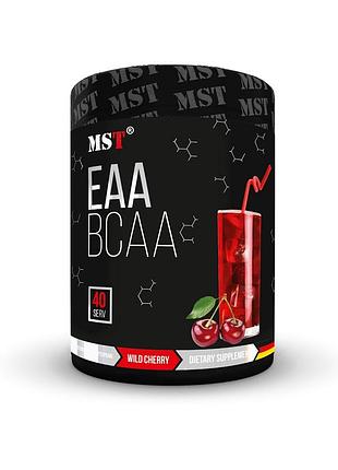 Аминокислота mst nutrition bcaa eaa zero, 520 грамм - вишня
